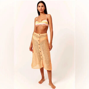 ! SOLID & STRIPED THE VIVIENNE SKIRT Swim Beach Cover Up